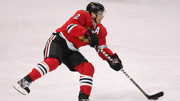 Duncan Keith made some questionable comments toward a female reporter this week. (Jimmy Simmons/Icon SMI)